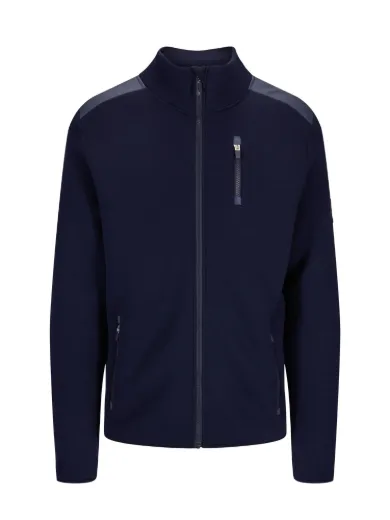 Bilde av WoolLand Sogndal Men Fleece Jacket Blue Ink